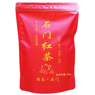 石门红茶2025新茶浓蜜香果香正宗东山峰红茶高山云雾宜红茶叶500g