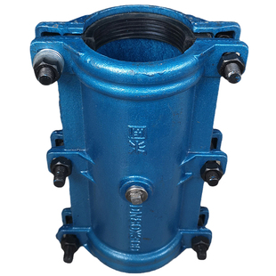 PE抢修节110哈夫节铸铁抢修接pe管快速接头快修200水管抱箍160ppr