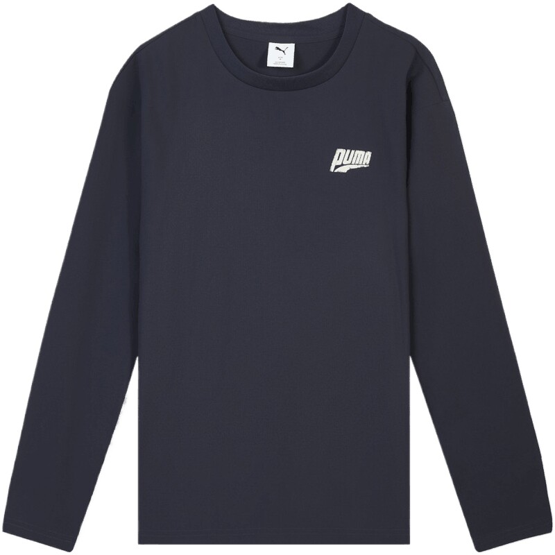 puma彪马男女Easy Miles long sleeve te运动休闲长袖T恤69703016