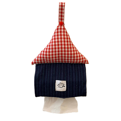 小房子纸巾盒悬挂式卫生间纸巾袋抽纸盒家用客厅宿舍床头纸巾挂袋