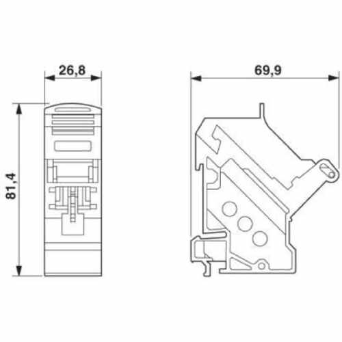 议价菲尼克斯 phoenix 导轨配接器 CUC-PP-D1PGY/R4IDC8 货号1419
