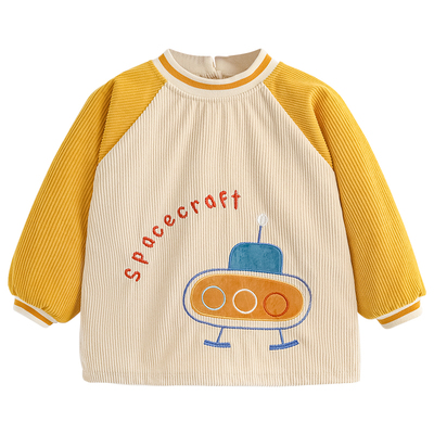 阿喜和悦可爱卡通罩衣男童围兜