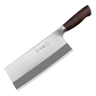 9CR18MOV菜刀厨师专用五合钢切片刀家用中式桑刀锋利切肉刀具厨房