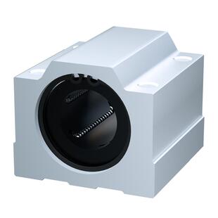 滑块直线轴承箱式SCS20滑动光轴轴承加长座铝合金块30 8 12 25 16