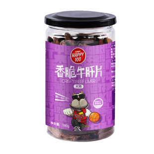 狗狗零食wanpy顽皮香脆牛肝片泰迪博美比熊犬宠物专用罐头狗零食