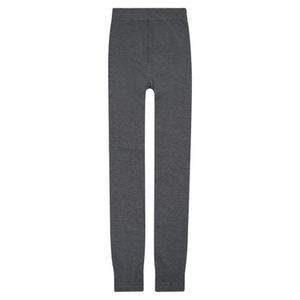 完美记忆打底裤冬女深灰色外穿压力瘦腿加厚黑色加绒连裤袜竖条纹