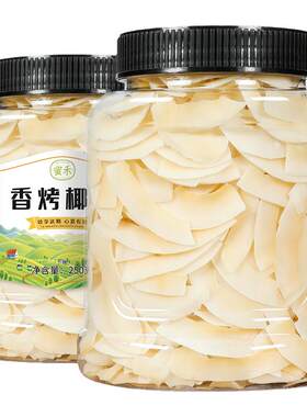 海南特产大罐装原味即食椰子片