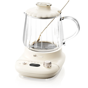 小熊迷你养生壶小型办公室一人养生杯煮茶壶多功能玻璃加热电炖杯