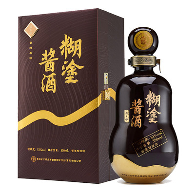 糊涂酱酒贵8号酱香型白酒