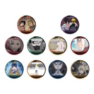 南漫社正版 火影忍者周边 佐助鸣人卡卡西光栅徽章盲盒 反光吧唧