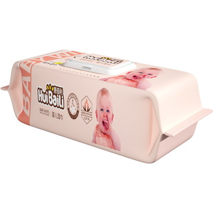 惠佰利巨无霸婴儿湿巾手口专用加大加厚大包装新生儿宝宝湿纸巾