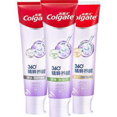 高露洁精粹养龈修复牙膏120g*3支