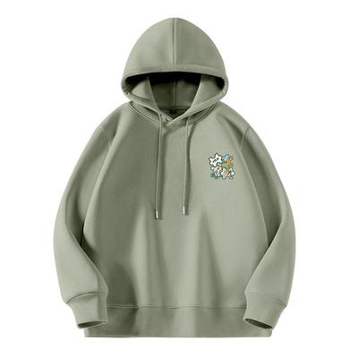 班尼路抹茶绿连帽卫衣男款秋季