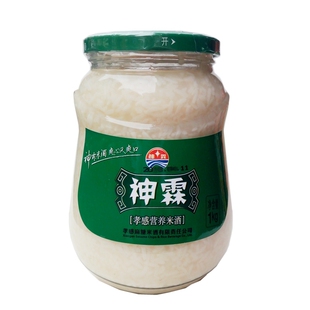 神霖孝感米酒1000g*2瓶米酒糯米酒甜酒酿醪糟月子米酒糟湖北特产