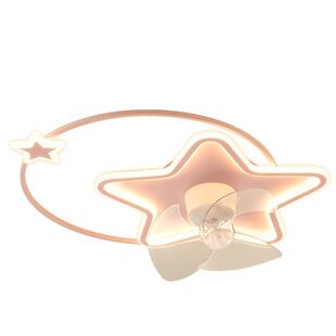 儿童房风扇灯创意卡通卧室吸顶灯全光谱2026新款男孩女孩房间灯具