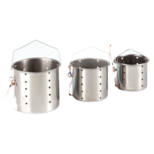 不锈钢打窝器定点沉底深水筏钓远投小号野钓底窝手竿钓鱼投饵器