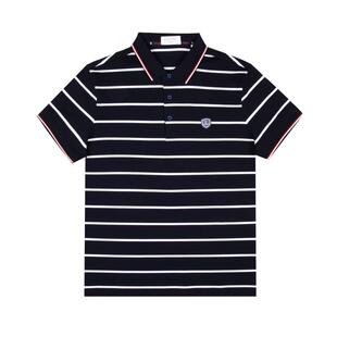 Raidy Boer/雷迪波尔男夏新运动品牌胸章棉氨翻领短袖POLO衫 7346