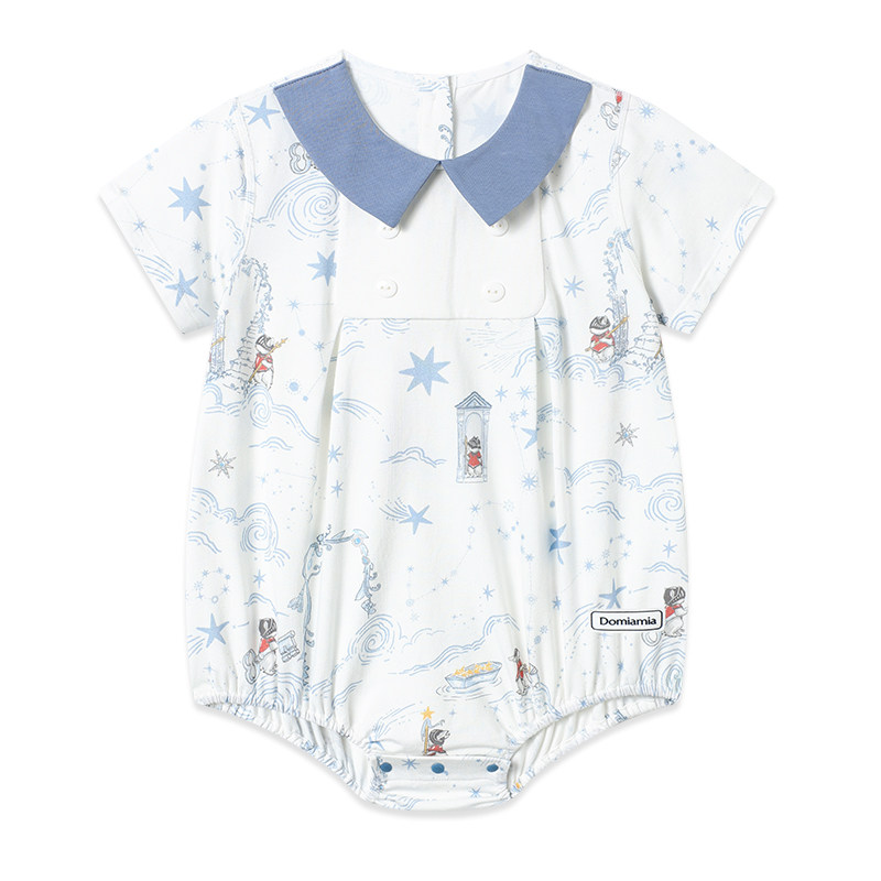 Domiamia宝宝包屁衣新生儿哈衣婴儿衣服春装夏天薄款小月龄连体衣