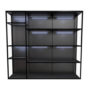 GK雕像展示柜 潮玩手办展示架 模型乐高 高达整体组合柜 FUTR系列