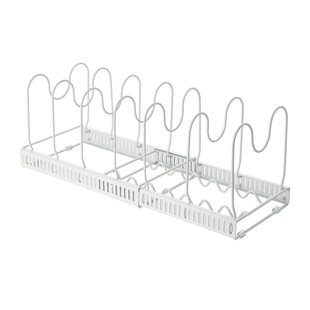 厨房置物架可调节伸缩橱柜内锅具厨具收纳放锅架台面碗碟架锅盖架