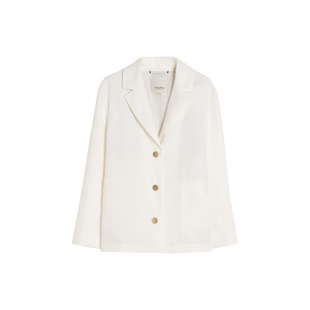 MaxMara 2026春夏新品女装亚麻单排扣西装外套9041056306