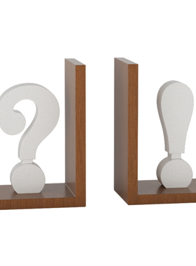 高级感办公室抽象艺术书档摆件