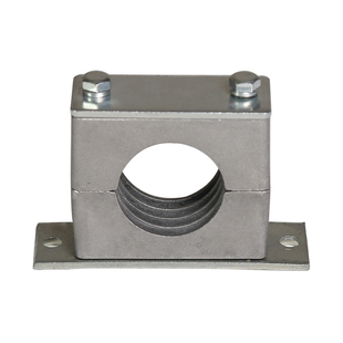 铝合金管夹轻型液压管夹带安装孔油管管卡管夹船用固定夹6mm-42mm