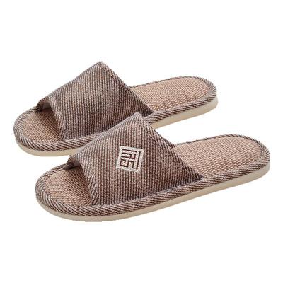 回力汗脚拖鞋男款软底防滑耐磨卧室新款全亚麻透气凉拖鞋女士春夏