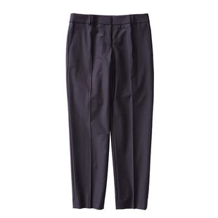 ICB日系春秋季通勤职业OL修身羊毛混纺九分西服裤正装裤商场同款