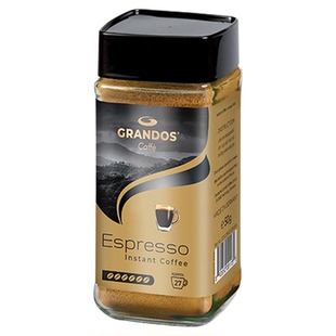 德国进口格兰特黑咖啡无蔗糖0脂特浓醇香速溶纯黑咖啡粉50g*3瓶装