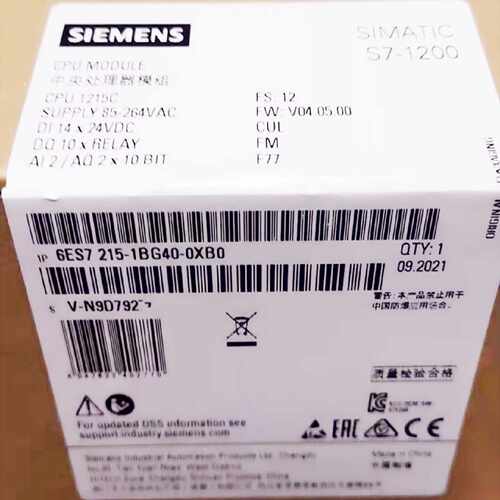议价CPU 1215C西门子6ES7215-1BG40-0XB0原装AC/DC/Rly继电器1200