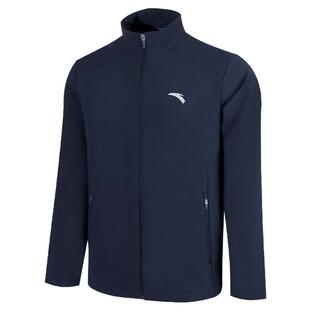 安踏运动外套男2026春季新款防风防泼水梭织立领上衣简约行政夹克