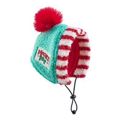 宠物圣诞节围脖口水巾帽子套装