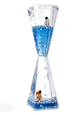 太空人减压油滴液体沙漏计时器