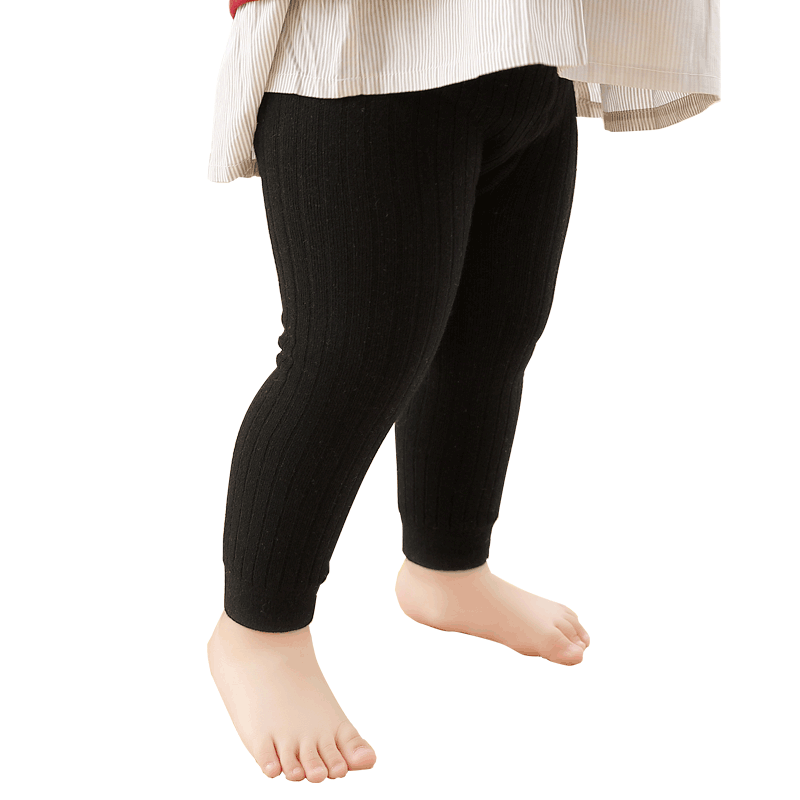 秋冬季拉绒保暖男女宝宝打底裤袜裤子