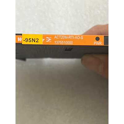 【议价-可维修】 WEIDMULLER A20M-RTI-AO-S 模块 /均有货