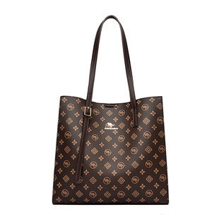 袋鼠品牌真皮女士托特包2026新款女包包百搭日常大容量妈妈单肩包