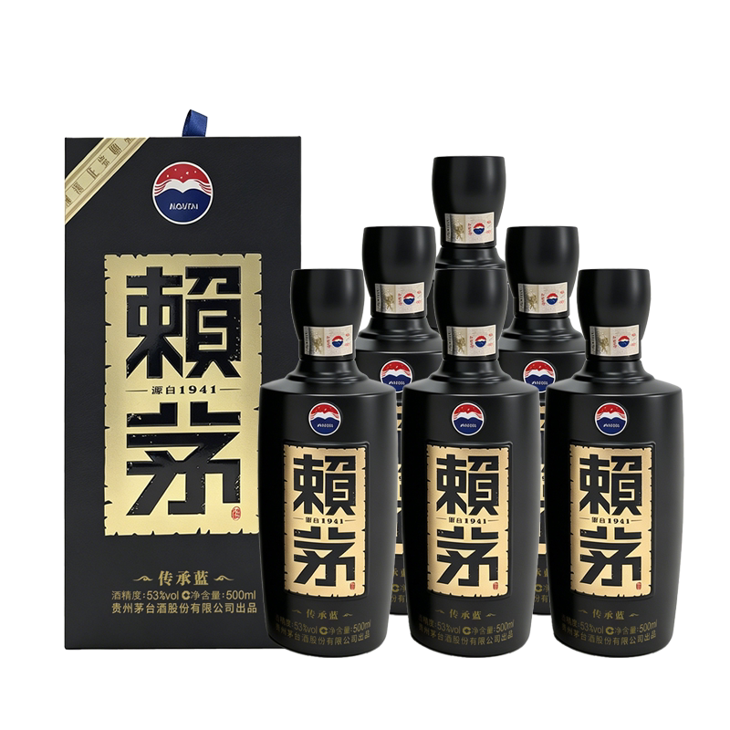 贵州茅台赖茅传承蓝500ml*6瓶