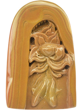 天然戈壁玛瑙毛衣链吊坠年年有余