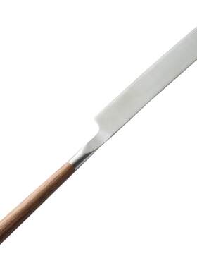 米立风物黑胡桃木柄蛋糕面包刀
