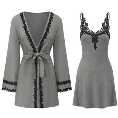 「LA」Scarlett·斯嘉丽丨静感系列*原创御姐感莫代尔睡裙家居服