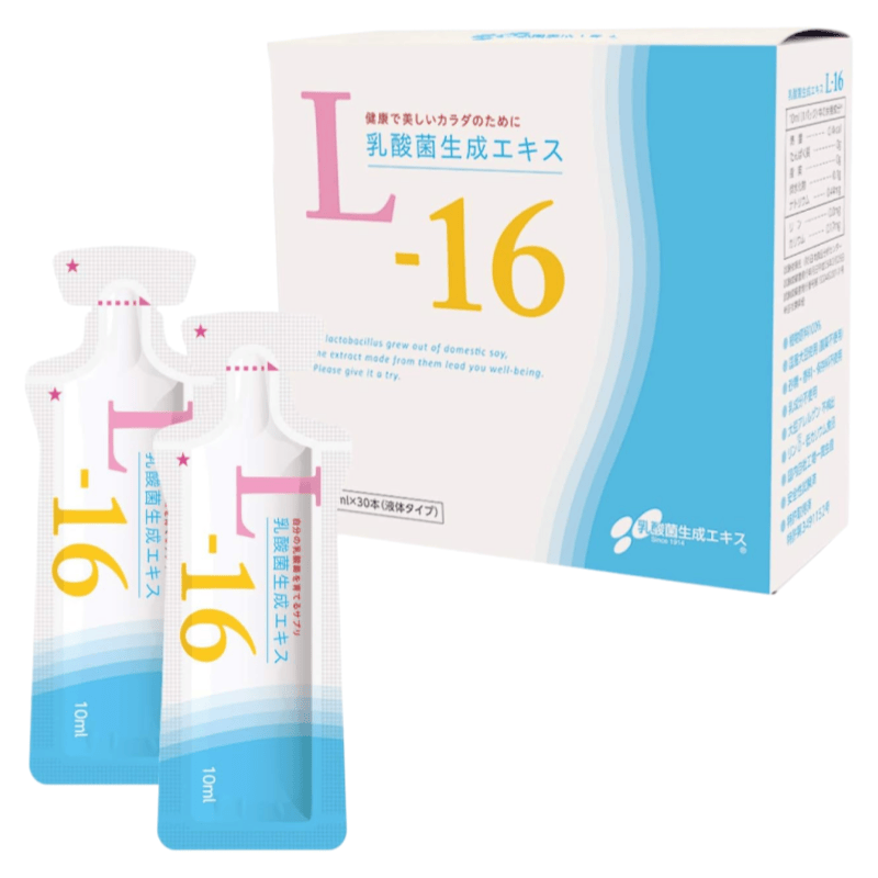 日本代购16种乳酸菌精华液30条/盒双重发酵一年熟成 非活菌易吸收