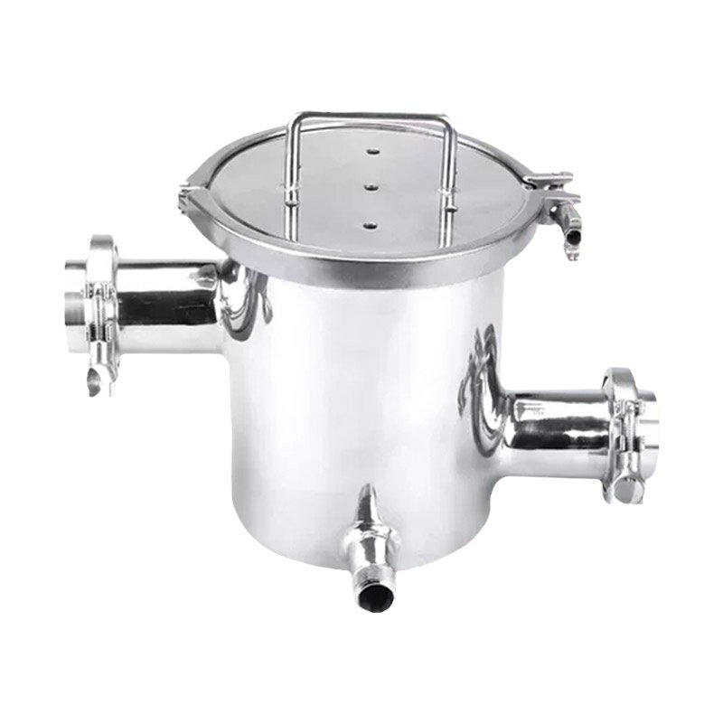 不锈钢管道除铁器食品级液体浆料磁性过滤器强磁棒高强磁棒过滤器