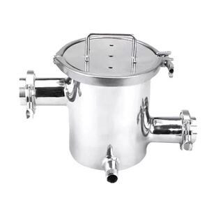 不锈钢管道除铁器食品级液体浆料磁性过滤器强磁棒高强磁棒过滤器