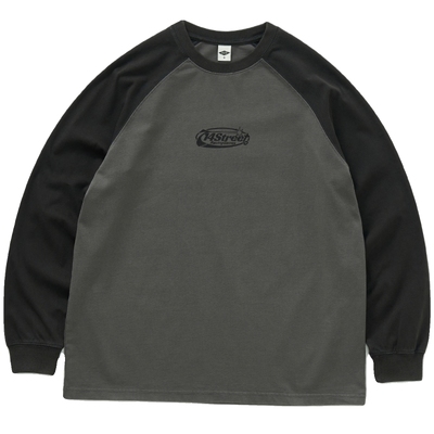 长袖T恤714street水洗