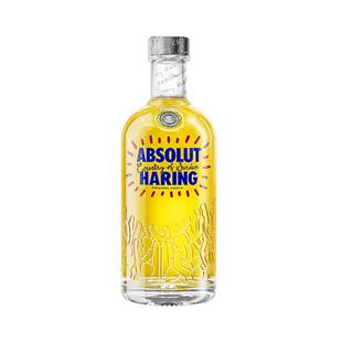 Absolut绝对伏特加酒KeithHaring艺术瓶700ml洋酒瑞典进口调酒