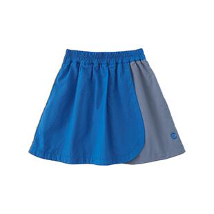 cicochild 2026年夏新款撞色拼色运动半裙中大童轻便防走光短裙