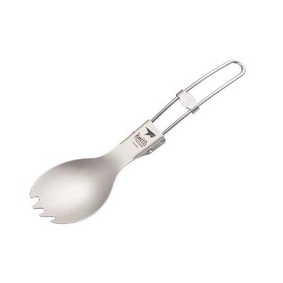 keith铠斯餐勺叉勺钛家用露营