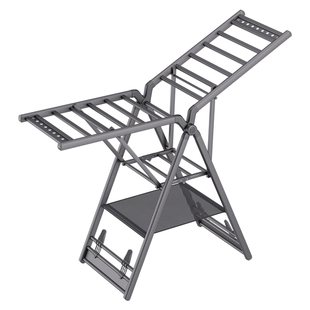 晾衣架落地折叠阳台晾衣杆室内加厚加粗晒被子神器家用户外晒衣架