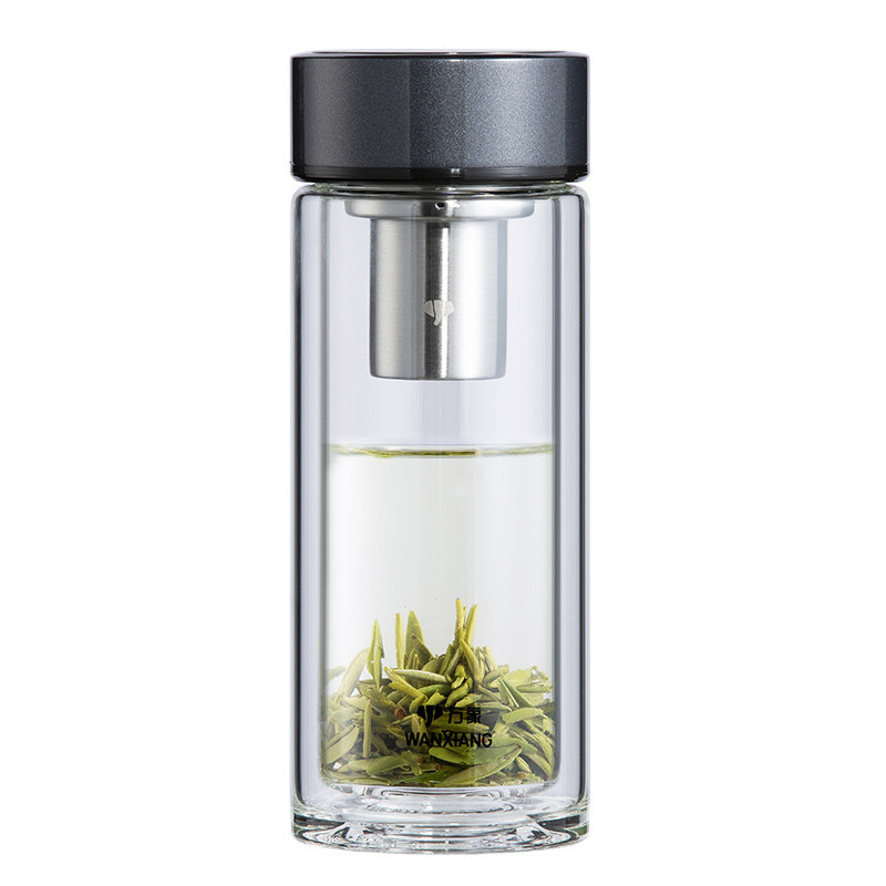 万象高硼硅玻璃杯家用防烫茶杯